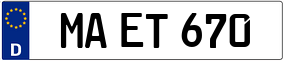Truck License Plate